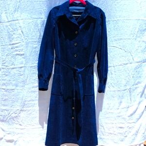 Vintage Vera Maxwell Ultra Suede Coat Dress